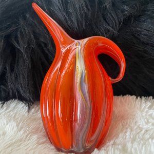 Lefton Art Glass Ewer